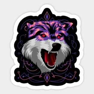 wolf stars Sticker